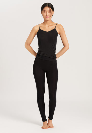 71716 Pure Silk Spaghetti Cami - 019 Black